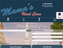 Tablet Screenshot of mamasusedcars.com